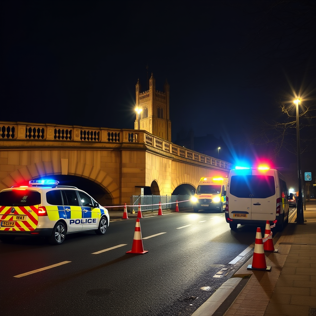 Emergency incident on Oxford's city bridge draws large police presence